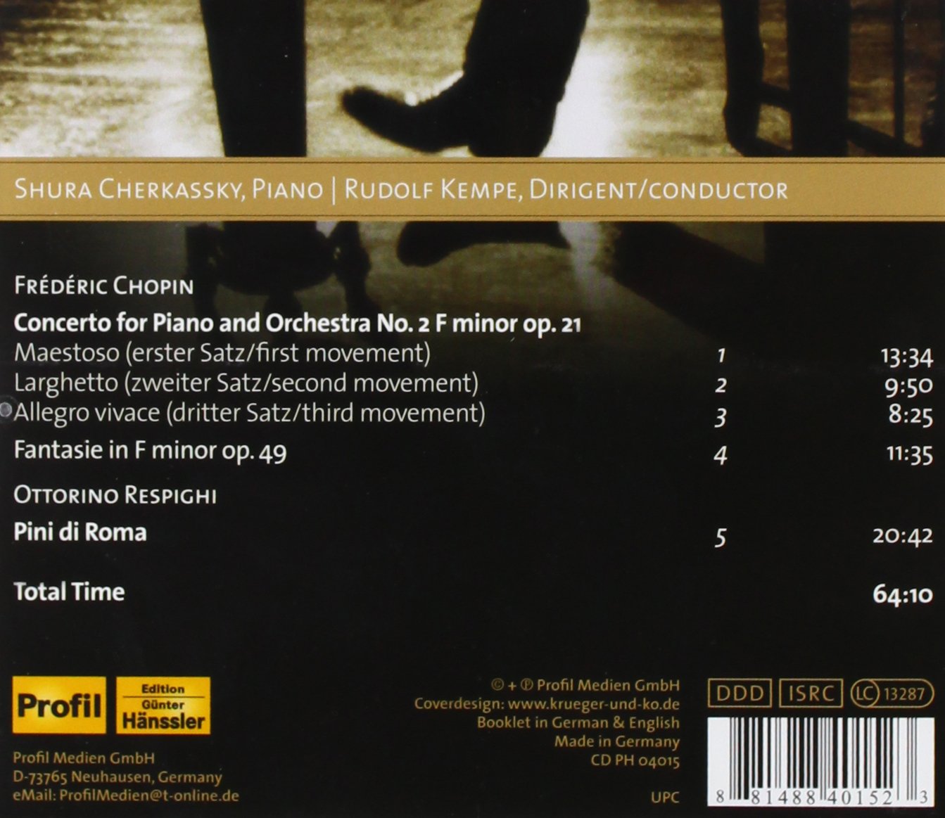 Klavierkonzert Nr. 2 / Pini di Roma
