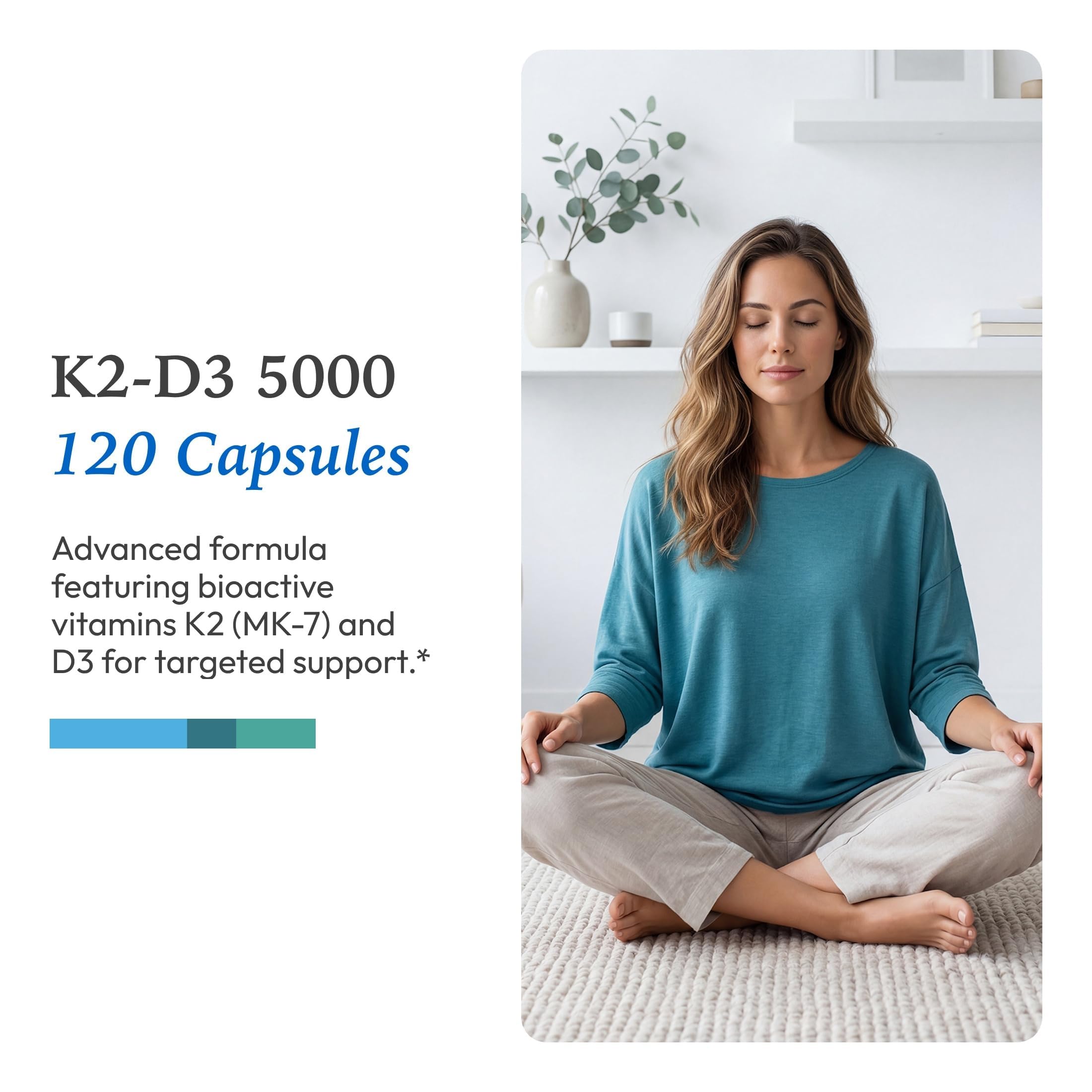 XYMOGEN K2-D3 5000, 120 Capsules — Amazon image 5
