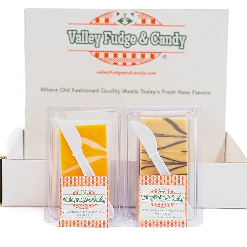 Valley Fudge, muestra de caja de regalo variada personalizable, dulce de azúcar artesanal fresco, mantequilla real, caramelo gourmet a granel,