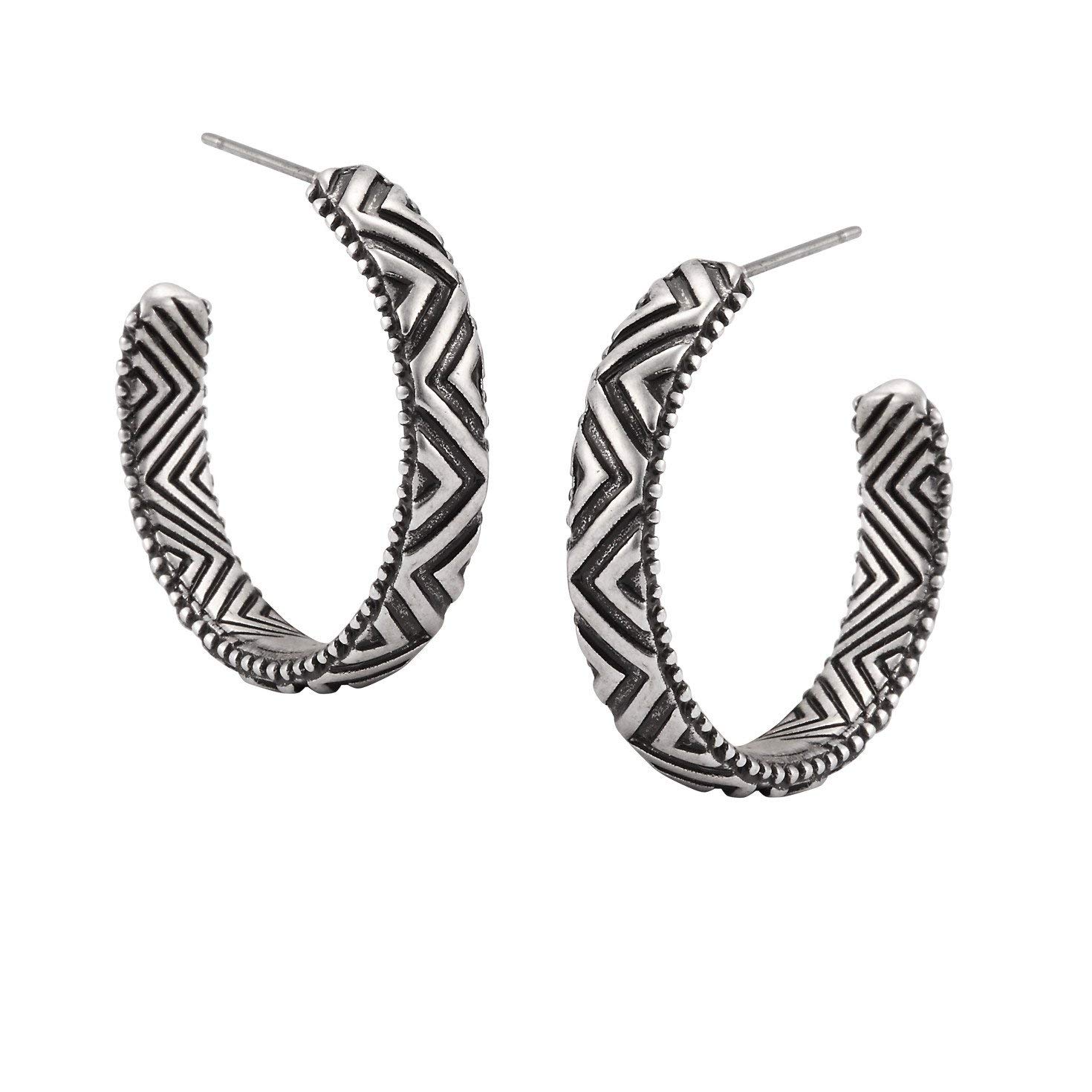 Tibetan Hoop Earrings