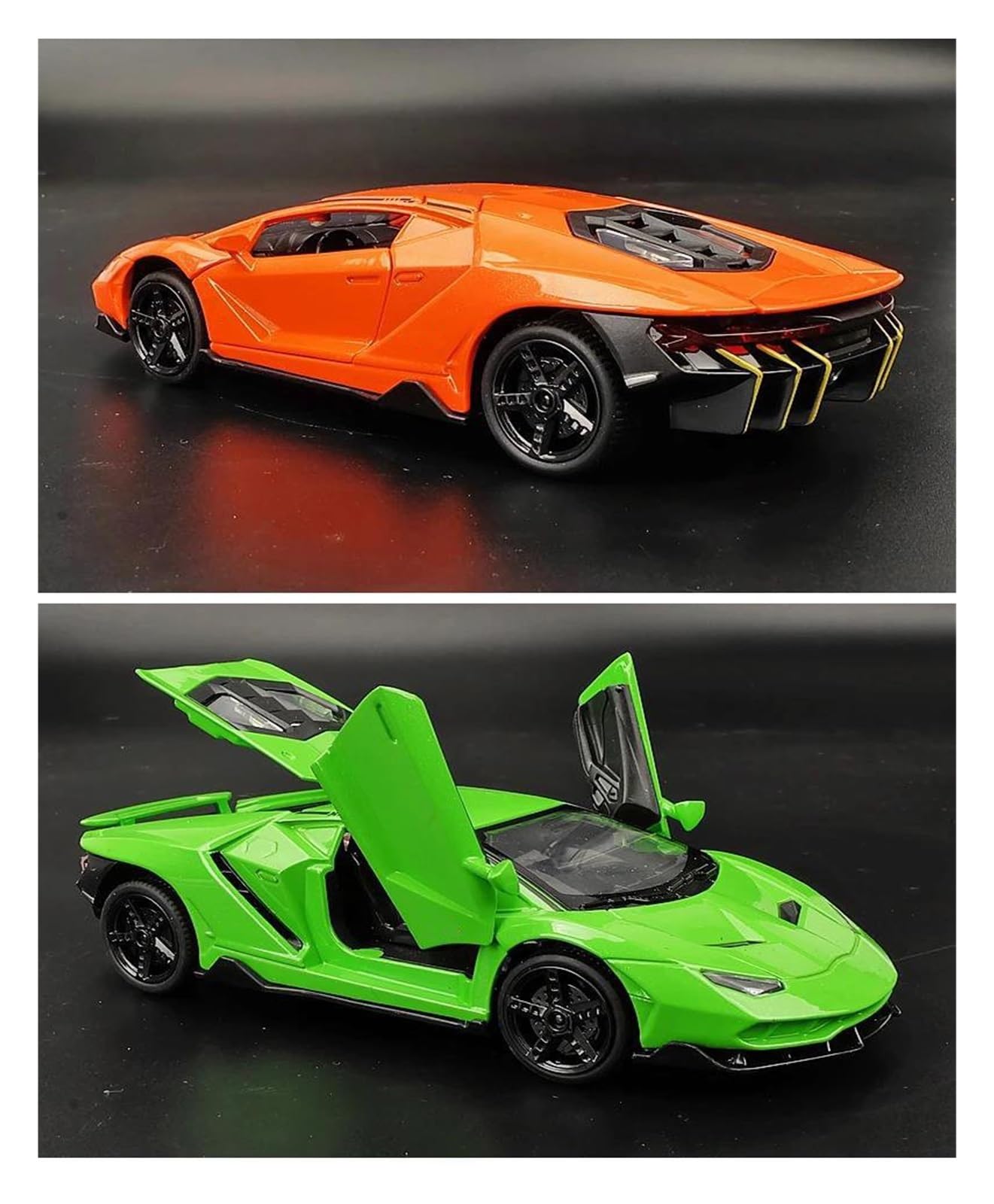 Modellino Diecast Modellismo da Collezione Auto Per LP750 Modellino Auto | 1:32 Collezione Lega Metallo Veicoli(Verde)
