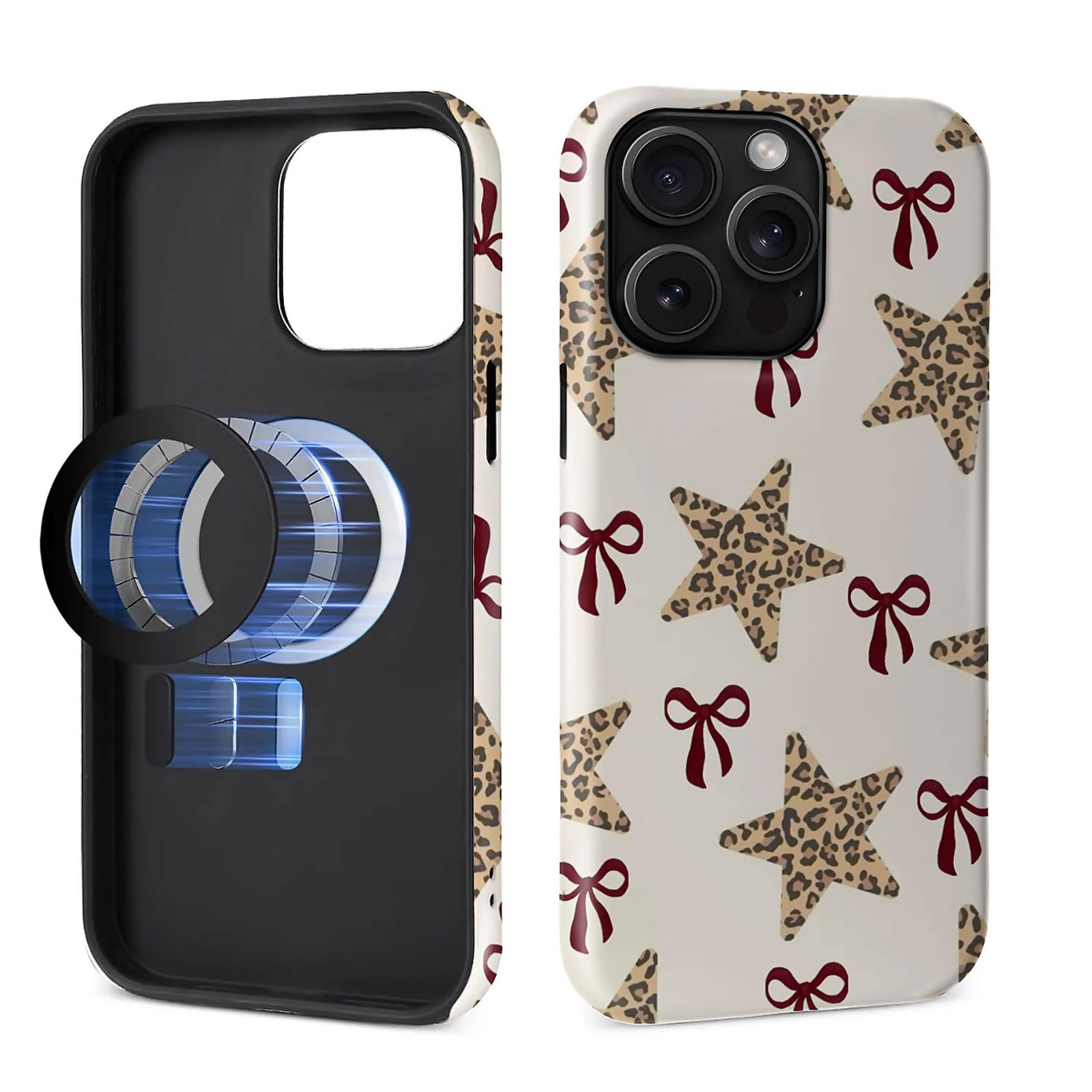 XUANWENPA for iPhone 15 Pro Max Case,Campatible with Magsafe,Adopting a Mixed Double-Layer Protective Matte Shell Design,Durability,Stylish Beauty,