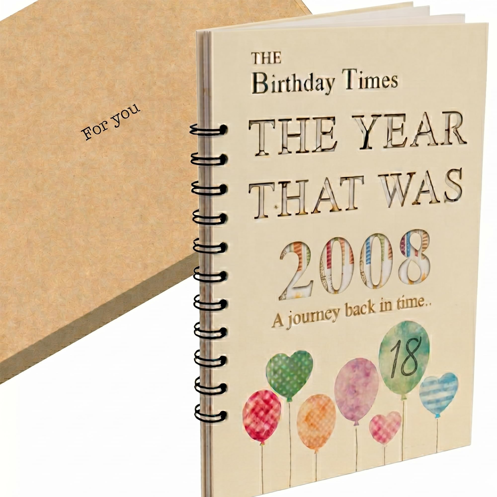 The Year that Was 2008 - Special 18th Birthday Card Book with Details about the Year of Birth (2008)