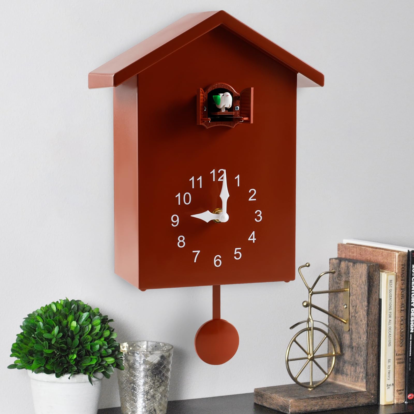 Amazon.com: US Cuckoo Clock Plastic Cuckoo Wall Clock with Bird