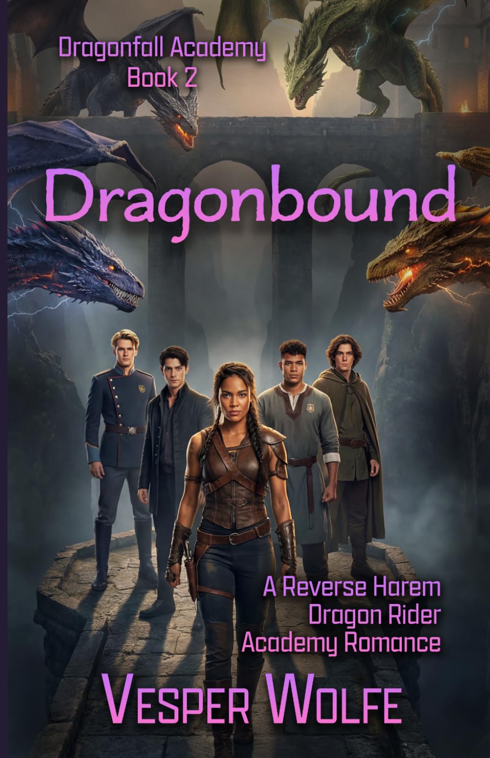 Dragonbound: A Reverse Harem Dragon Rider Academy Romance (Dragonfall Academy)