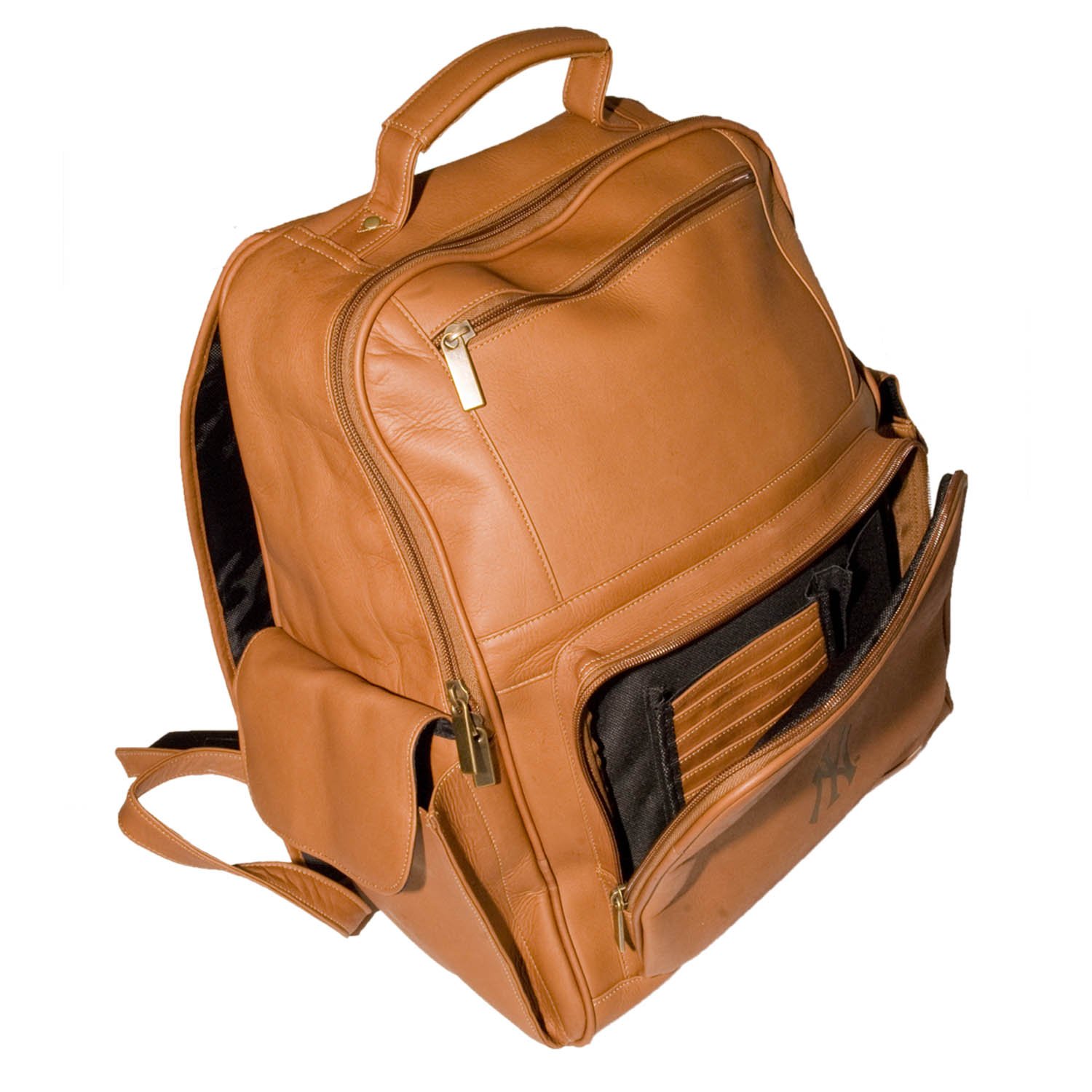 Pangea Brands NHL Sac à Dos d'ordinateur en Cuir Beige