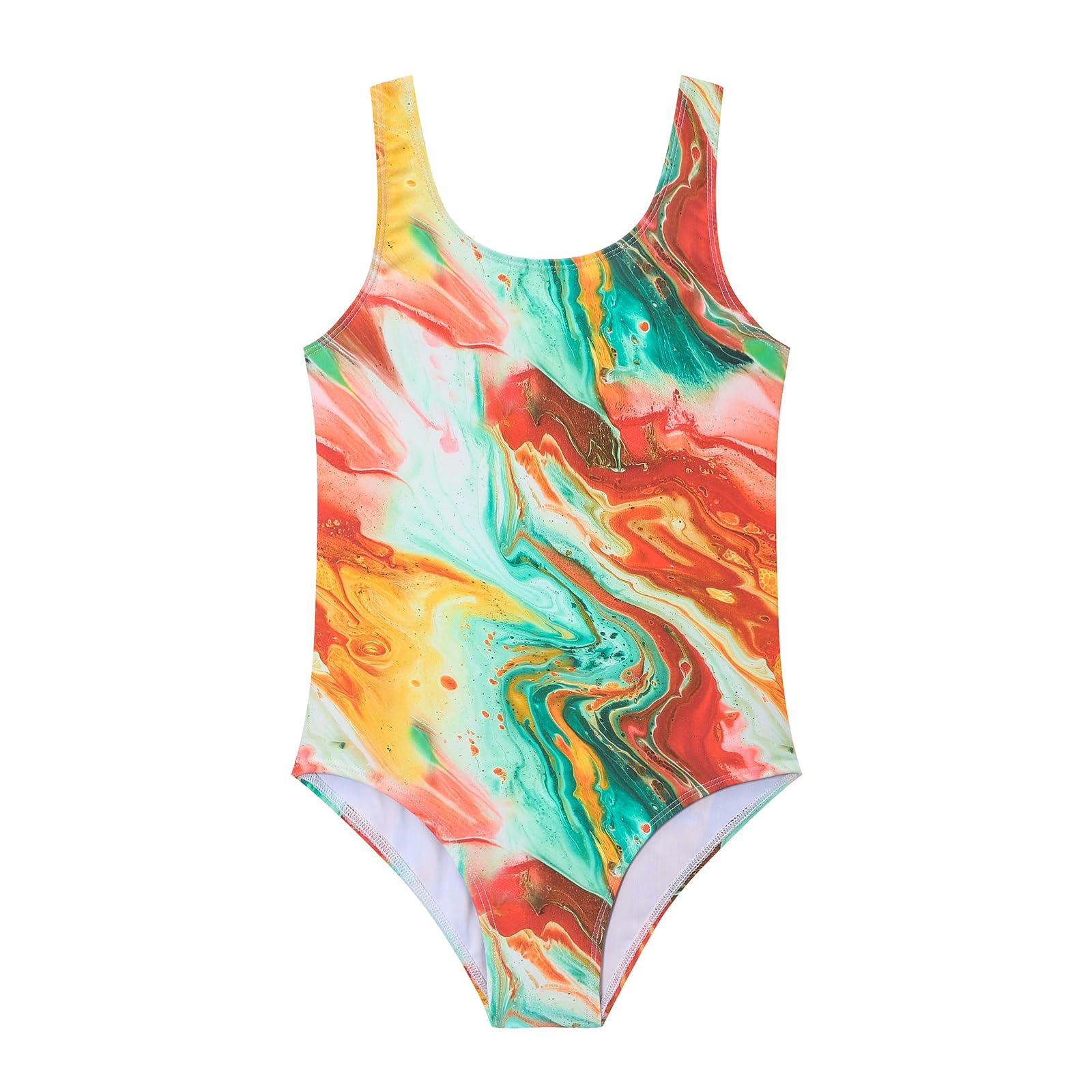 Ewbob Girls One Piece Swimsuit Quick Dry Swimwear Swimming Costume Beach Bathing Suit for Kids — view 11