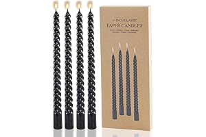 Black Candlesticks: Embers of Elegance for Haunting Ambiance