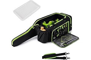 Heavy-Duty Chainsaw Carry Case for Greenworks, EGO Power+, Dewalt Cordless Chainsaws