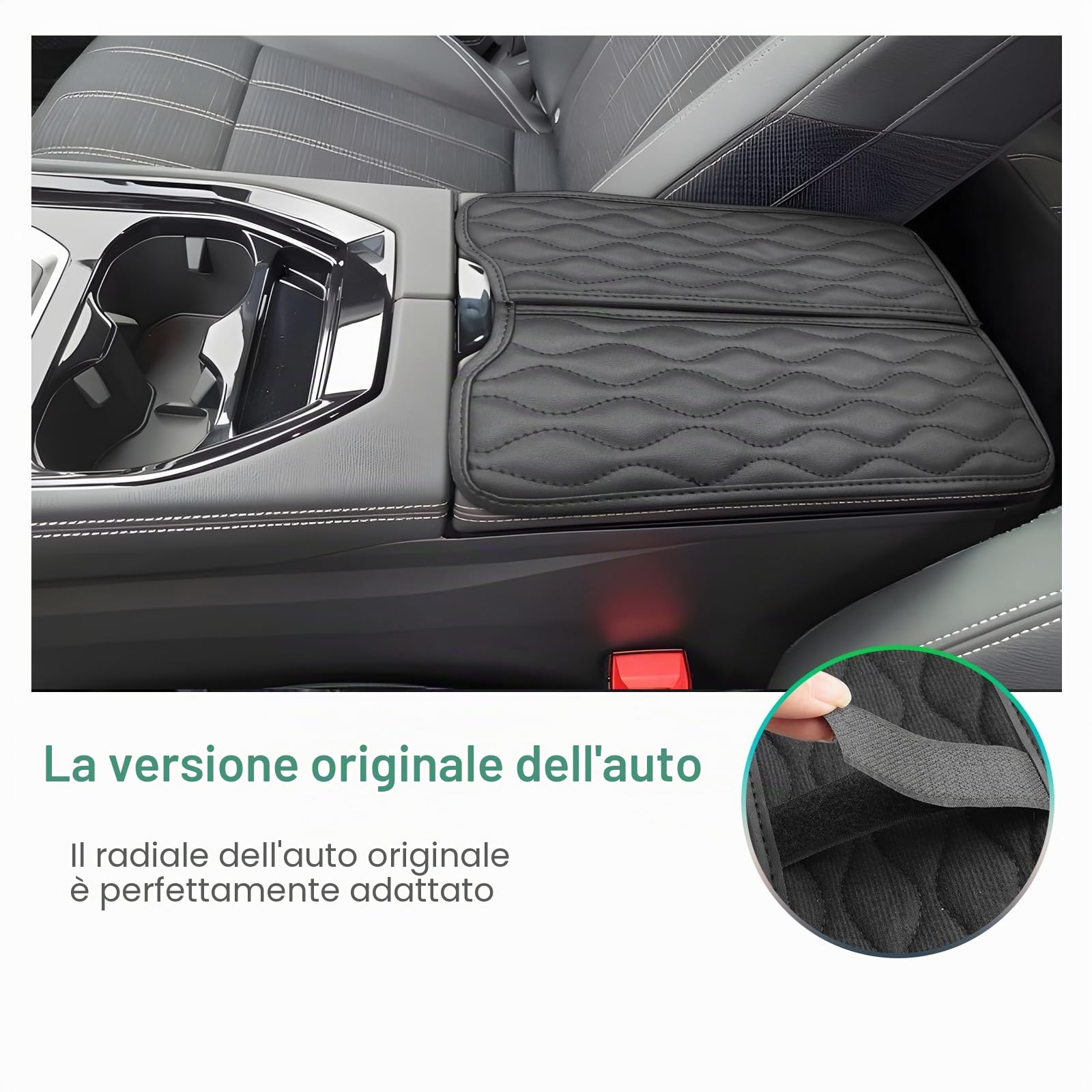 GAFAT Compatibile con Renault Austral E-Tech Hybrid 2023 2024 2025 Copri Braccioli, Austral Copertura per Bracciolo Centrale, Cuscino per Console Centrale, Protezione Bracciolo, Pelle PU Microfibra