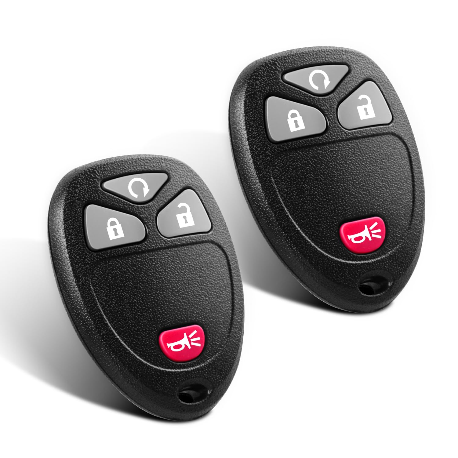 Remote Fob fits for Chevy Silverado Avalanche Equinox Express Traverse GMC Yukon Sierra 1500 2500 3500 HD Acadia Savana Buick Enclave 2007-2013 Keyless Entry Self-Programming 5913421 OUC60270 (2 PCS)