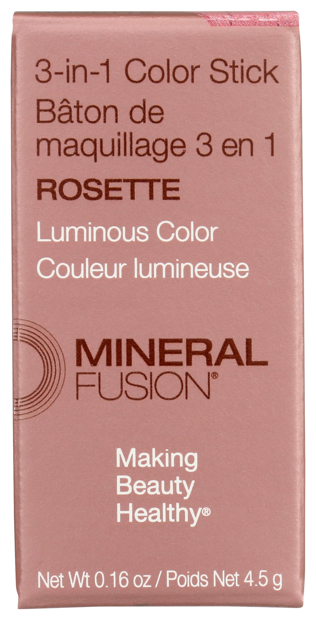 MINERAL FUSION Rosette 3-In-1 Color Stick, 0.16 OZ