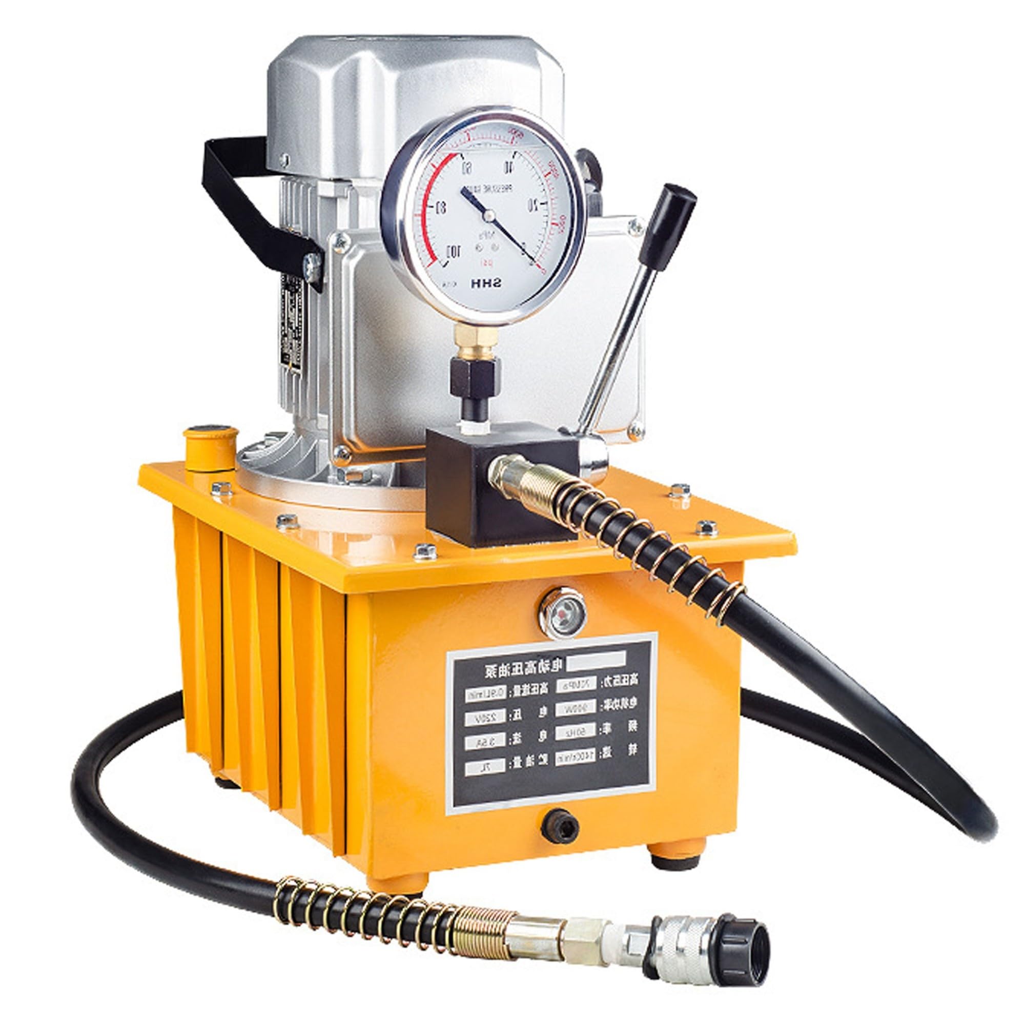 Elektryczna pompa hydrauliczna 10000PSI z pojedynczym efektem, 750W zawór