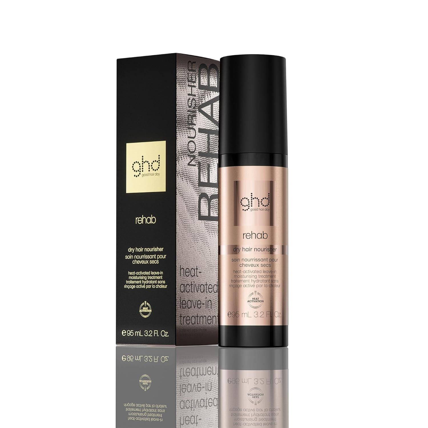 ghd Rehab Leave-in Hair Treatments – Improve Hair Condition While You Dry & Style for Flawless Results With No Rinse or Development Time ghd Rehab Leave-in Hair Treatments – Improve Hair Condition While You Dry & Style for Flawless Results With No Rinse or Development Time