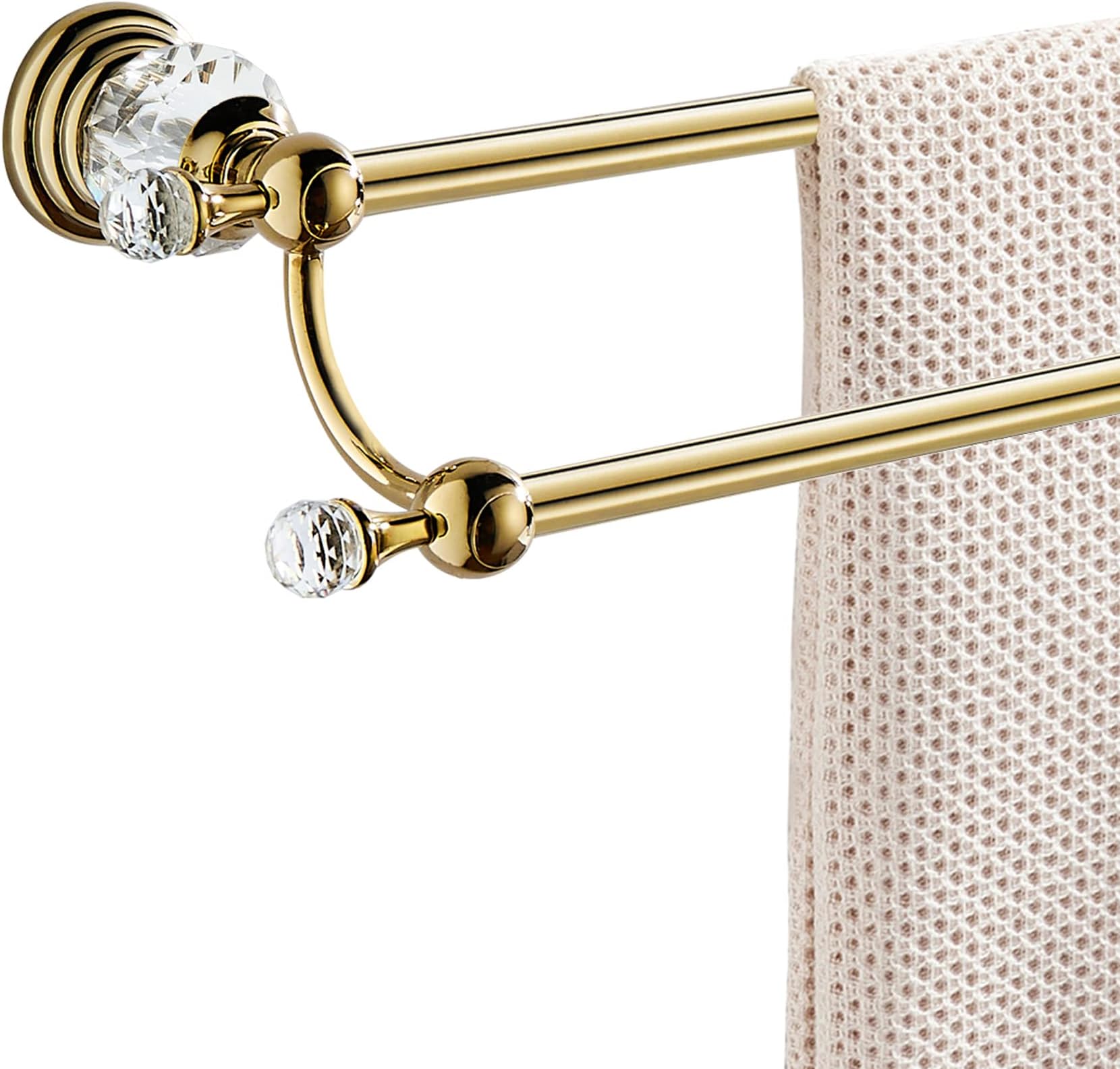 Amazon.com: WINCASE Crystal Bathroom Accessories Set, Towel Bar Set ...