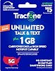 Tracfone $15 無制限トーク&テキスト、1GBのデータ30日間物理カード