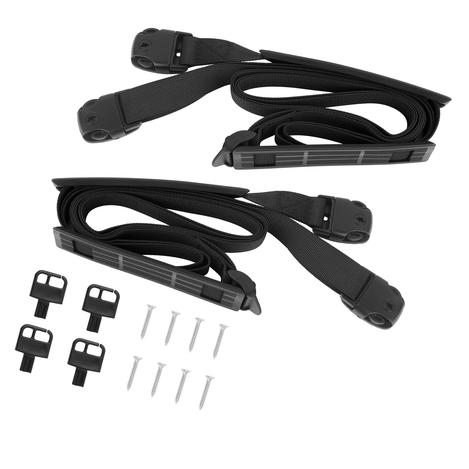 Locks 2Pcs, Windproof Security Straps with Pads and Hardware Keys for Spa Light Weight Hot Tubs Cover Straps Fasteners