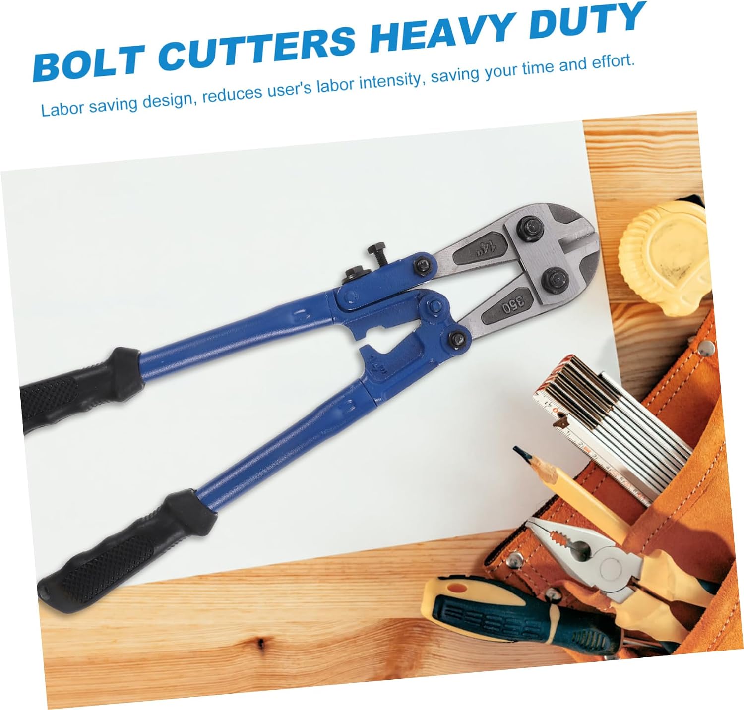 KICHOUSE Heavy Duty Bolt Cutters Wire Cutters Ratchet Pliers Chain Metal Cable Cutting Tools