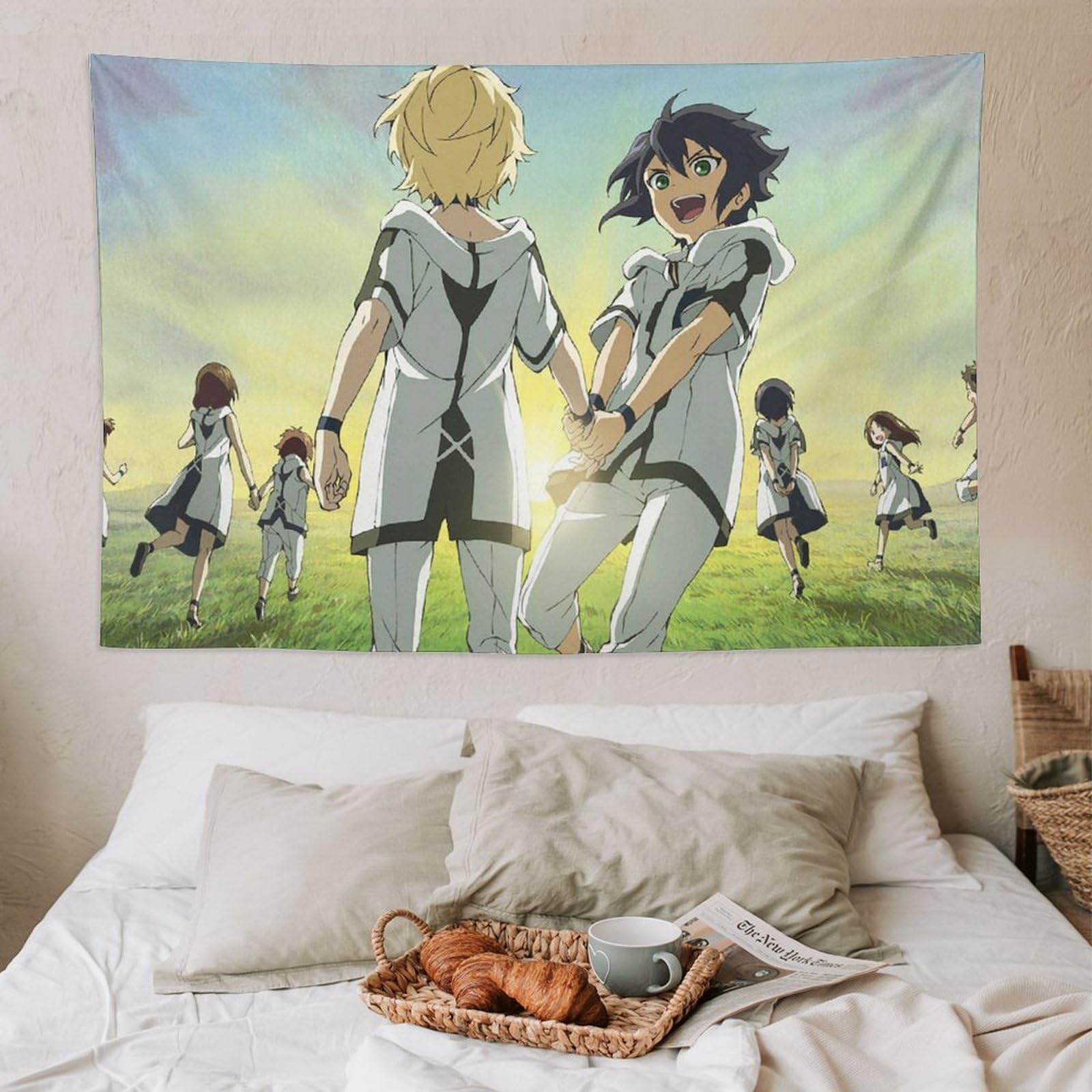 Amazon.co.jp: タペストリー おしゃれ 終わりのセラフ 百夜優一郎 百夜