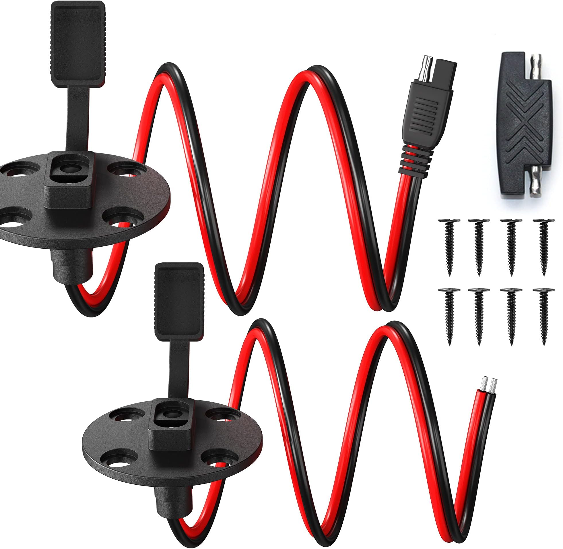 Amazon.com: Flutesan 8 Pcs 12AWG Power Socket Sidewall Port ...