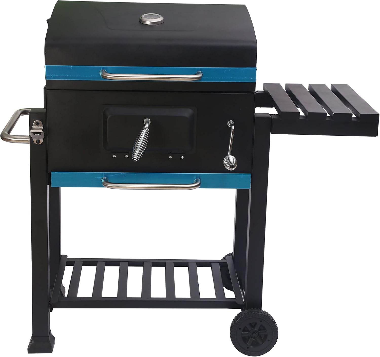 FP-TECH - BARBECUE A CARBONELLA CARBONE BBQ GRILL DA GIARDINO CON RIPIANO REGOLABILE, 115x66x106 CM FP-TECH - BARBECUE A CARBONELLA CARBONE BBQ GRILL DA GIARDINO CON RIPIANO REGOLABILE, 115x66x106 CM