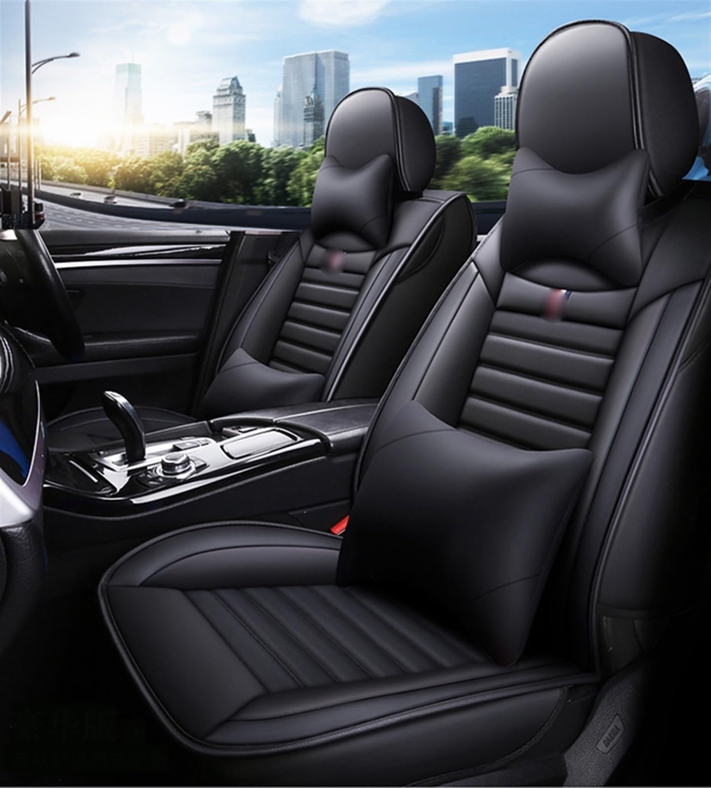 NOHEEU Car Seat Cover Accessories For NISSAN Qashqai Juke X-Trail Armada Altima Cube Dualis Tiida Bluebird Rogue Cushion Accessories