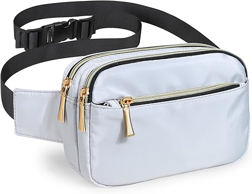 Riñoneras para mujeres y hombres, a la moda, de talla grande, para niñas y niños, con 5 bolsillos, cinturón ajustable, linda bolsa de cadera para