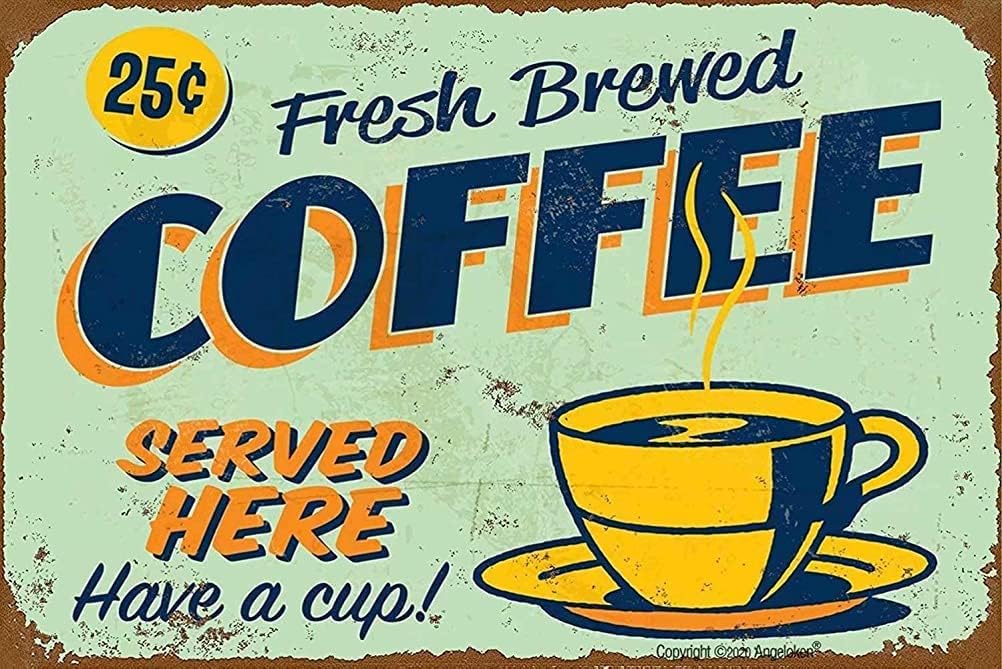 Kisoyo Coffee Bar Sign Coffee Menu Know Your Coffee Metal Signs Kitchen Decor Retro Art Sign 12X16 Inch