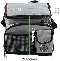 Vista 2 de Lonchera refrigeradora de Transworld, Gris