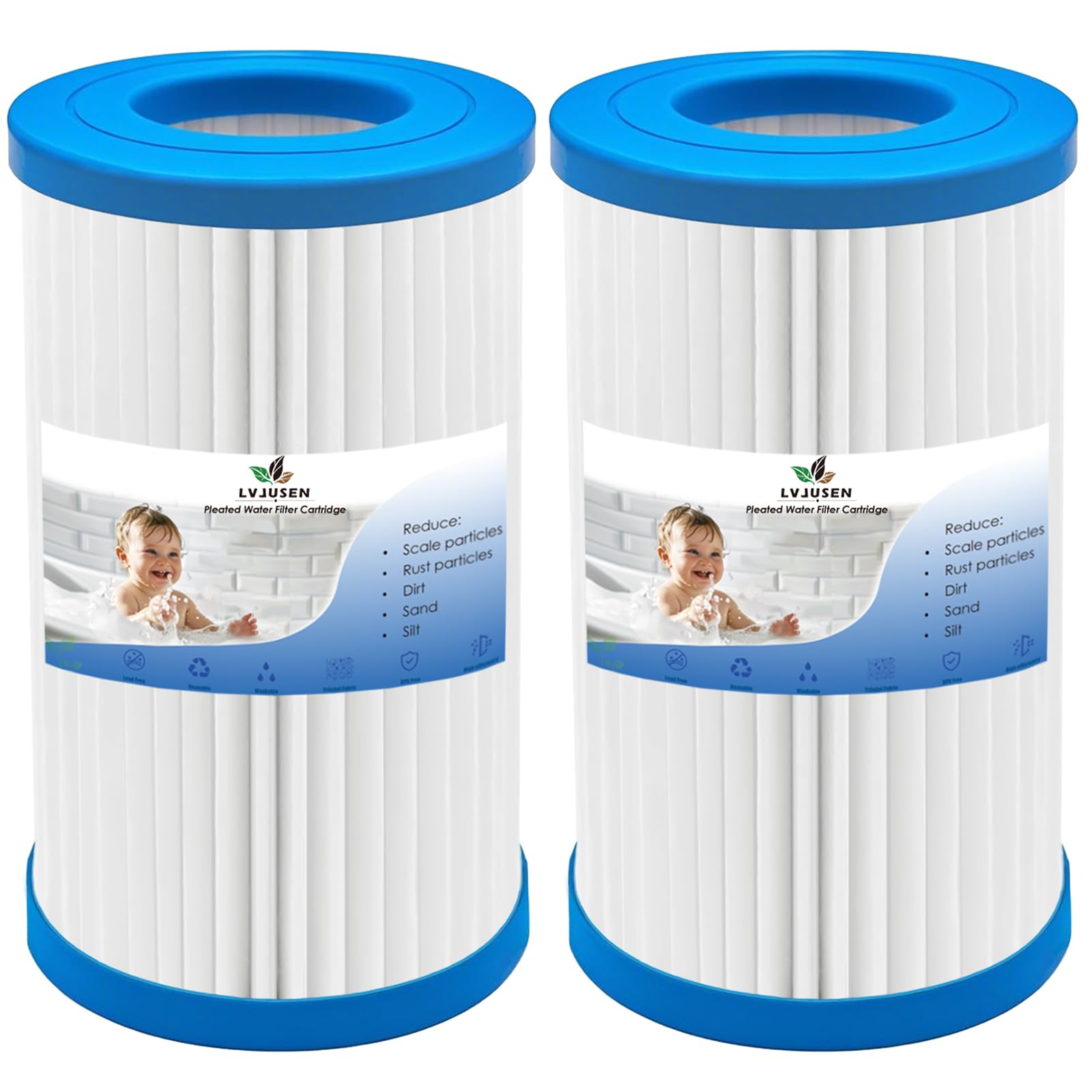 LVJUSEN Micron Filter Replacement works with Marineland Magnum and HOT Magnum Canisters, replaces PA0140, Water Polishing Filter Cartridge for