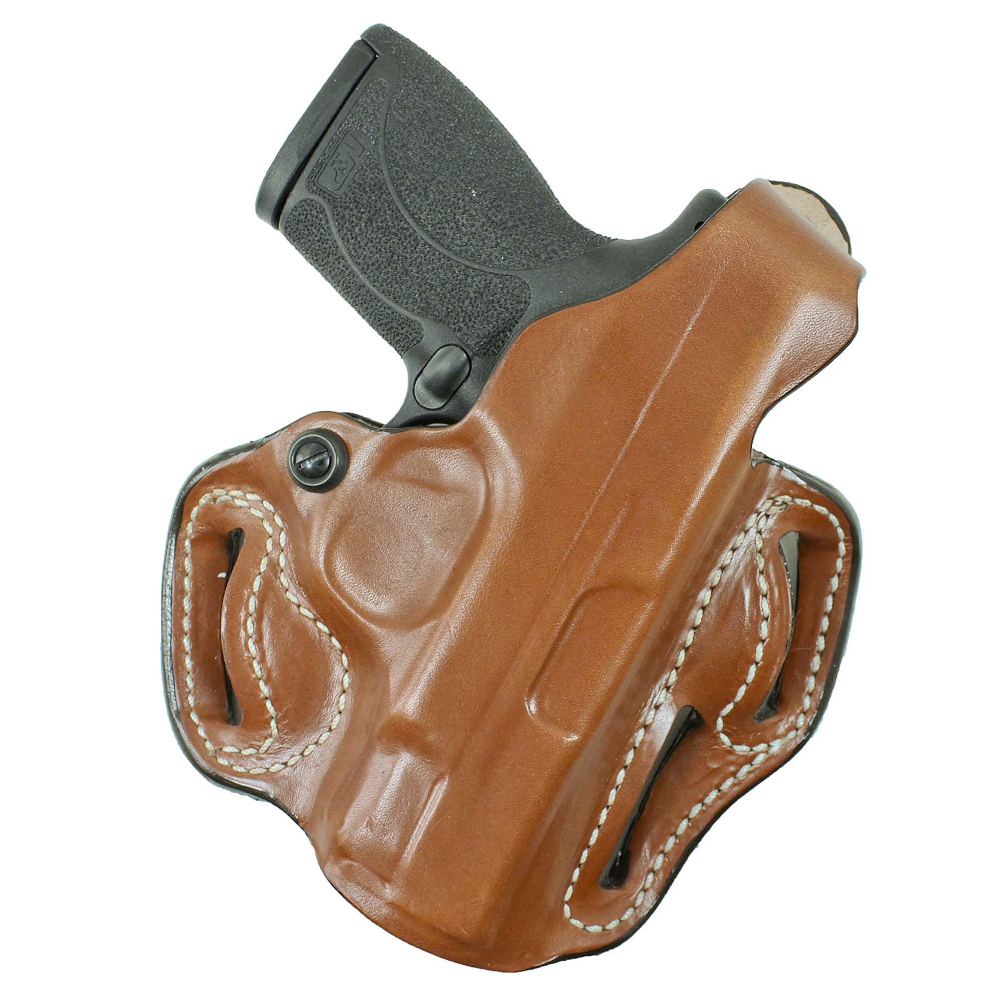 Thumb Break Scabbard Belt Holster, Fits S&W Shield 9/40 & M2.0 9/40, Right Hand, Tan