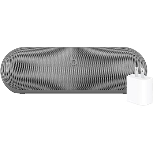 Beats Pill x Kim Kardashian - Wireless Bluetooth Speaker with 20W Power Adapter - Dark Gray