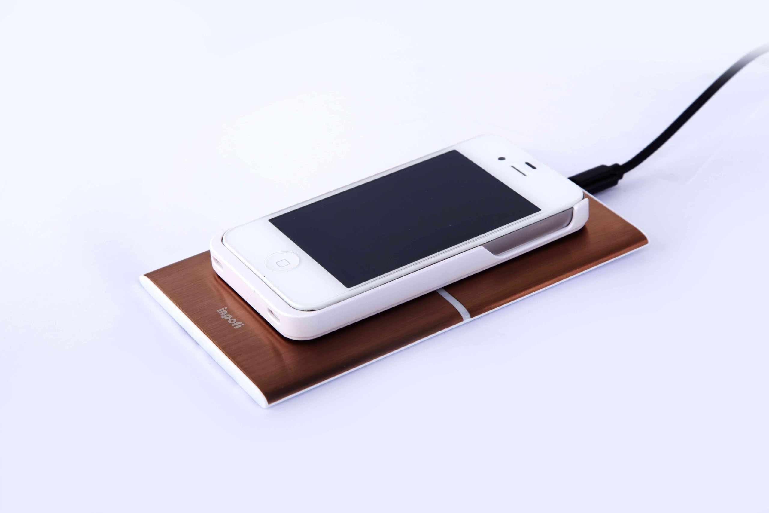 iNPOFi iPhone 4/4s Charging Board - Retail Packaging - Brushed Gold and White