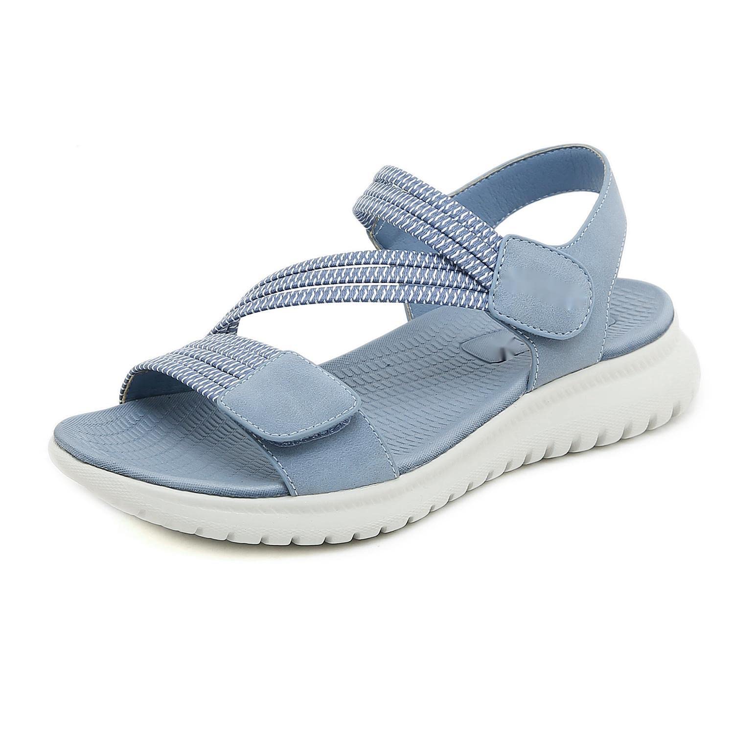 Touchmosees Ankle Strap Sports Sandals - Women's Hiking Sandals Comfortable Walking Sandals for Women Summer Beach Athleti...