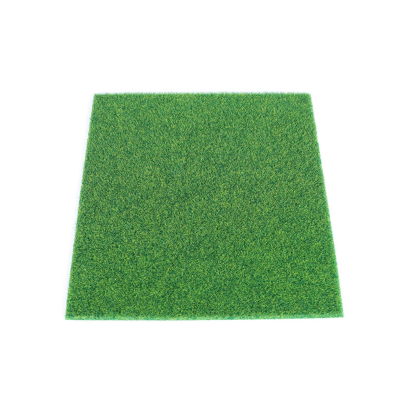 Msioytog Weatherproof Artificial Turf Rugs Green for Patio Garden Balcony Use Realistic Artificial Moss Carpet