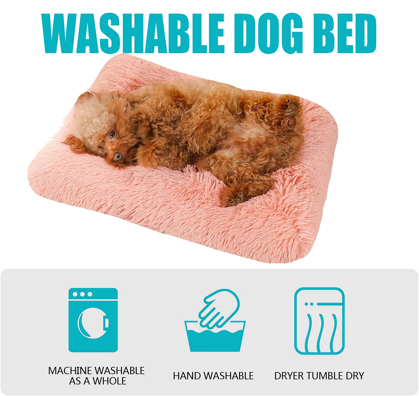 Cama De Felpa Para Mascotas, Perrera Suave De