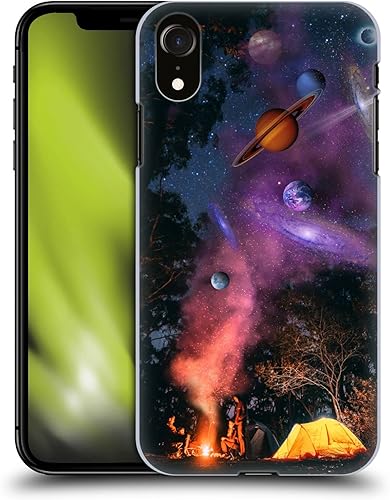 Miniatura 12 de Head Case Designs Officially Licensed Dave Loblaw Synthwave Street Sci-Fi and Surreal Hard Back Case Compatible with Apple iPhone XR Synthwave