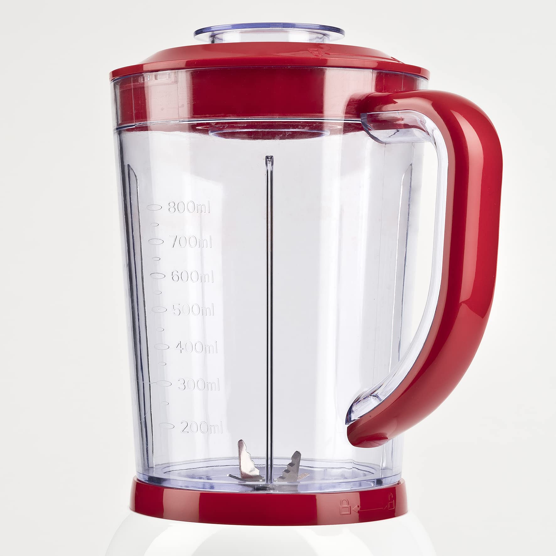 Girmi FR27 Mixeur, 350 Watts, 1 Litre, 6 Lames, Blanc et Rouge