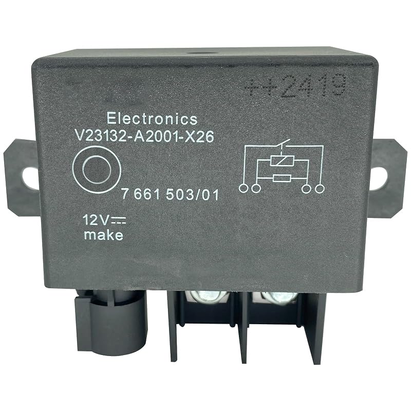 Relé de partida Sonzrod V23132-A2001-X26 12 V 100 A SPST para BMW – 1 unidade