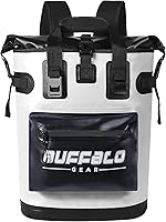 Vista 10 de Buffalo Gear Mochila enfriadora de 18 L, 30 L, a prueba de fugas, para camping, enfriador, enfriador, para picnic, playa, senderismo, parque, pesca