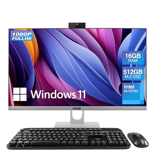 Fusion5 23.8" Full HD All in for Centralized Desktop Media