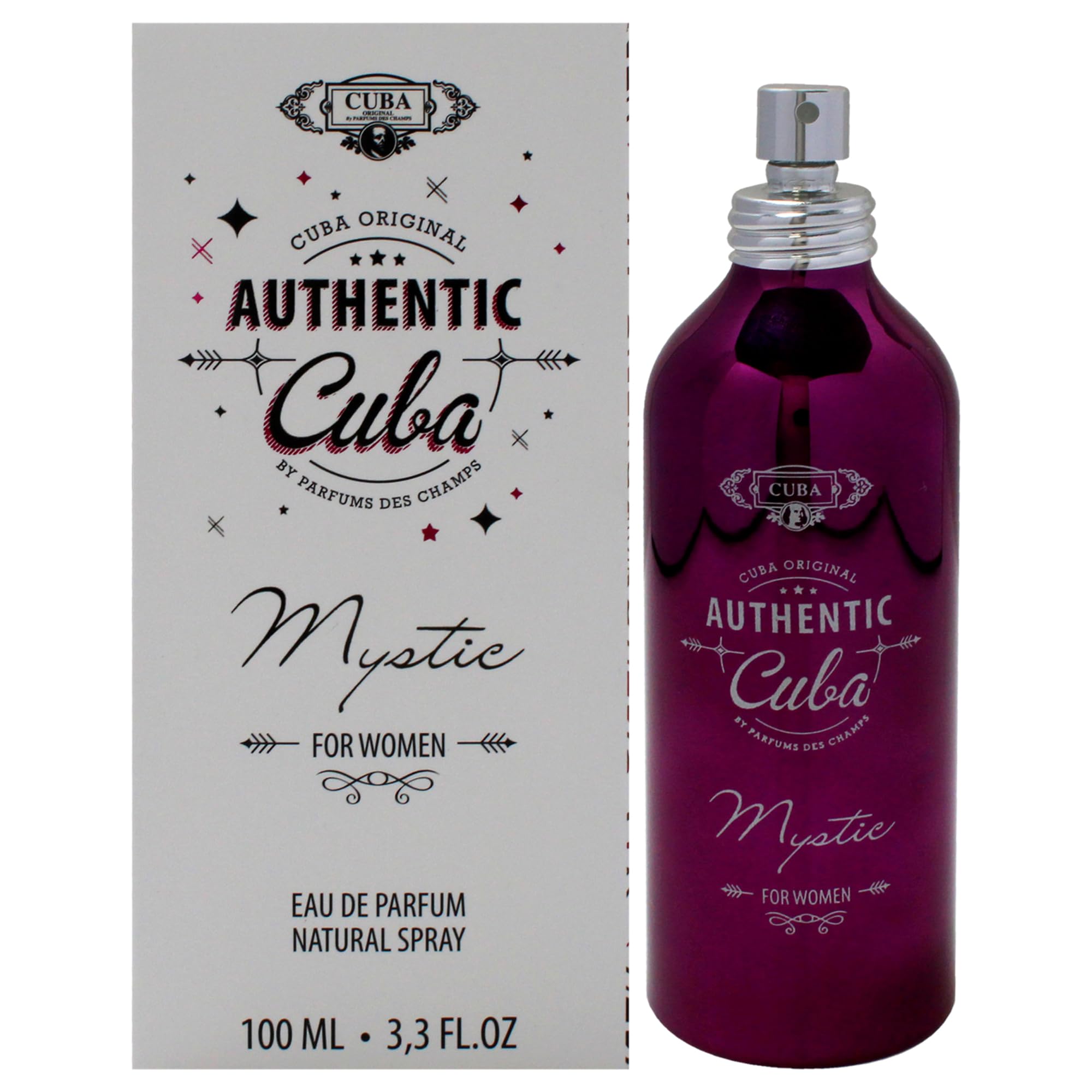 Cuba Authentic Mystic for Women - 3.3 oz EDP Spray