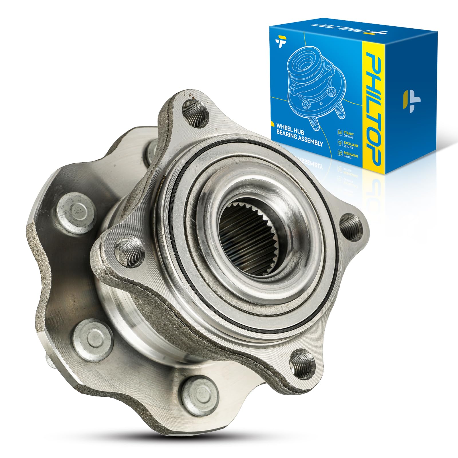 PHILTOP 541003 x1 Rear Wheel Bearing Hub Assembly for Nissan Pathfinder