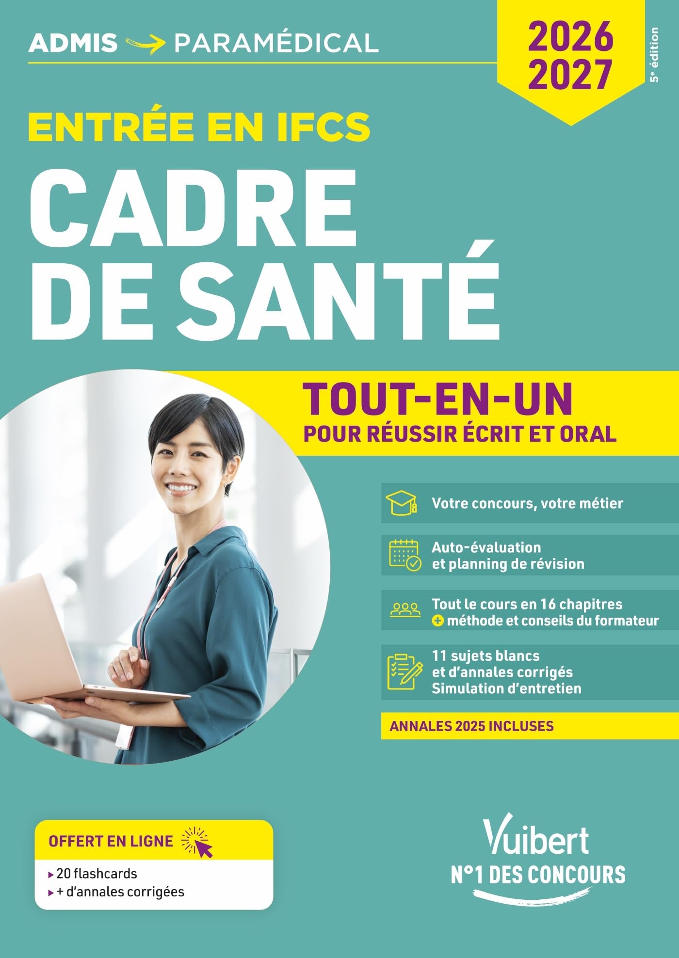 Concours Cadre de santé - Entrée en IFCS - Tout-en-un: Concours 2026-2027
