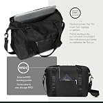 ROOTS Duffle Sac de voyage – Compartiment principal zippé avec fente pour ordinateur portable, sangle amovible, fabriqué à partir de tissus recyclés