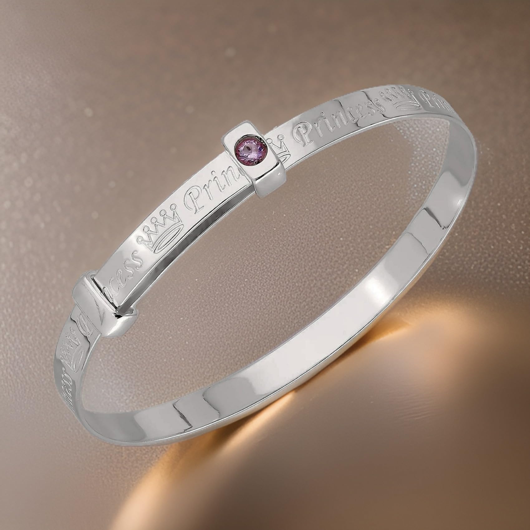 HSFJGSF Mensaje Inspirador Guión Sentimiento Rima Infantil Pulsera Brazalete Expandible/Extensible/Ajustable para Bebé/Niño/Niños/Mujeres - Plata de Ley 925 - Joyería para Bebés/Niños