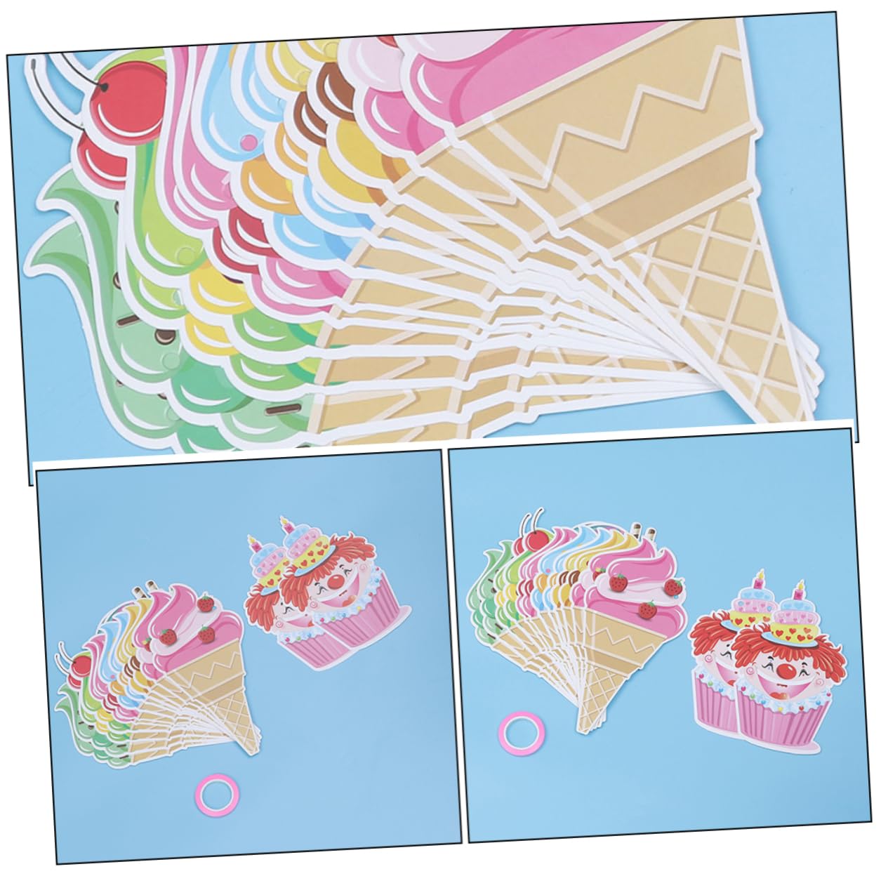 Ciieeo 12 Set Di Decorazioni Per Feste Hawaiane Striscioni Di Ghiaccio Decorazioni in Carta Decorazioni A Tema Hawaiano Per Compleanno