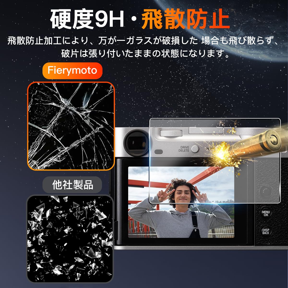 Amazon | 用 FUJIFILM 富士フイルム X-E5 保護フィルム ガラスフィルム