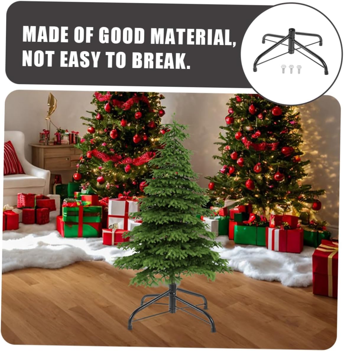 2pcs Christmas Tree Stand Abs Base Tree Leg Support Bracket for Artificial