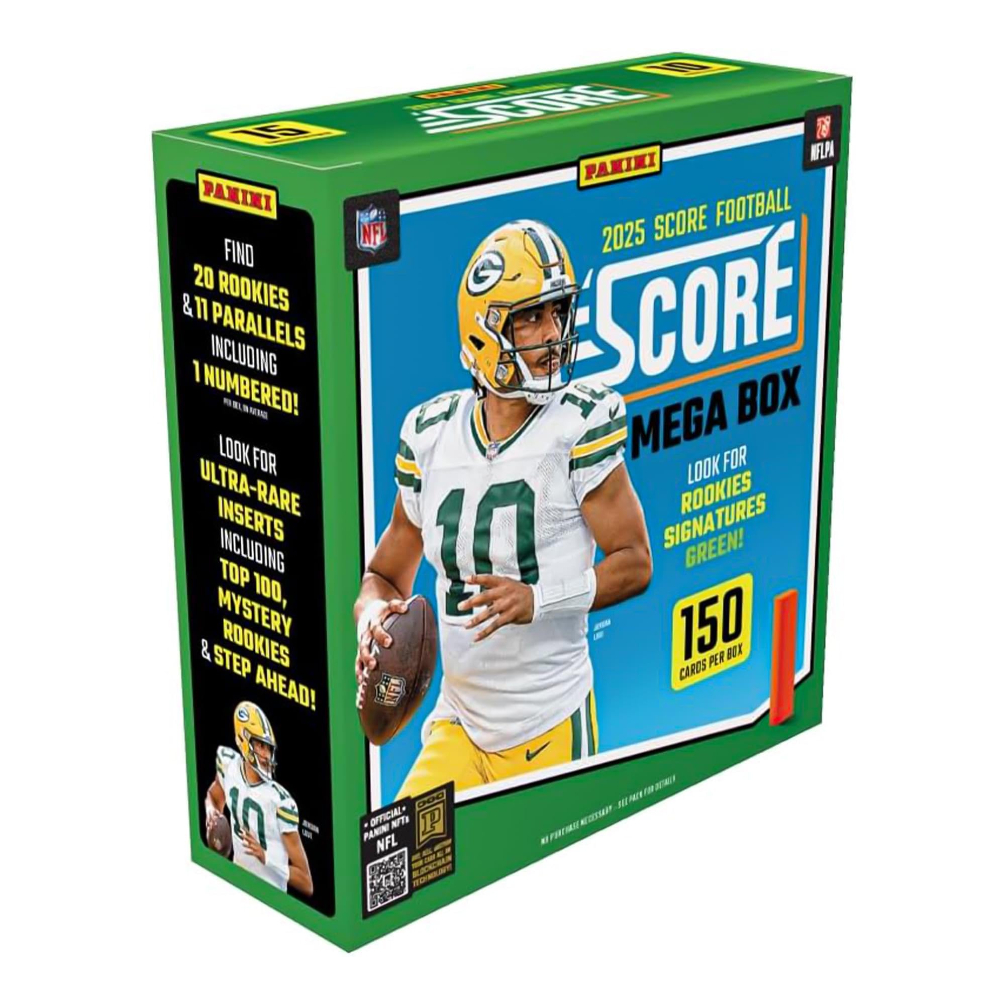 202526 Panini Score NFL Football Mega Box  Official Trading Cards  Mega Box Exclusive Parallels, Rookie Cards & Inserts  Sealed Retail Box